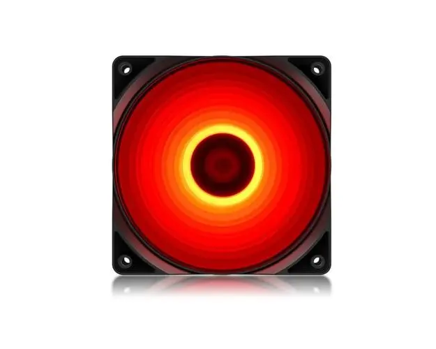 Ventilator Deepcool RF120B, 120mm, LED Rosu