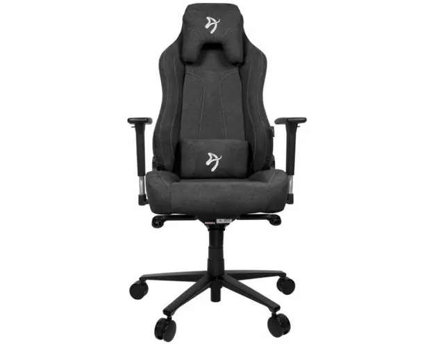 Scaun gaming Arozzi Vernazza Soft Fabric, reglabil (Gri inchis)