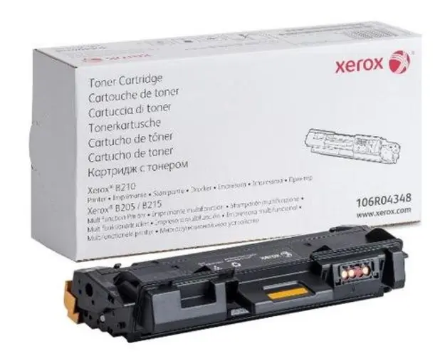 Toner Xerox 106R04348, acoperire aprox. 3000 pagini (Negru)