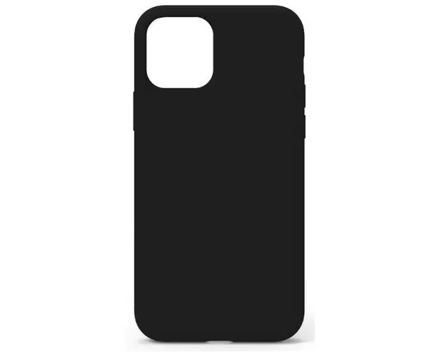 Protectie Spate Lemontti Liquid Silicone LEMCLSXIPBK pentru iPhone 11 Pro (Negru)
