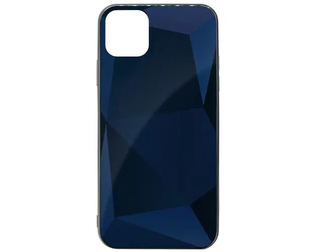 Protectie Spate Meleovo Glass Diamond MLVGDPXIPMDG pentru iPhone 11 Pro Max (Gri inchis/Negru)