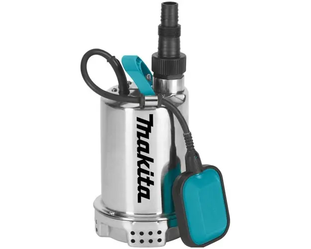 Pompa submersibila pentru apa curata Makita PF1100, 1100 W, 15000 l/h debit apa, 10 m inaltime refulare, 10 m cablu alimentare