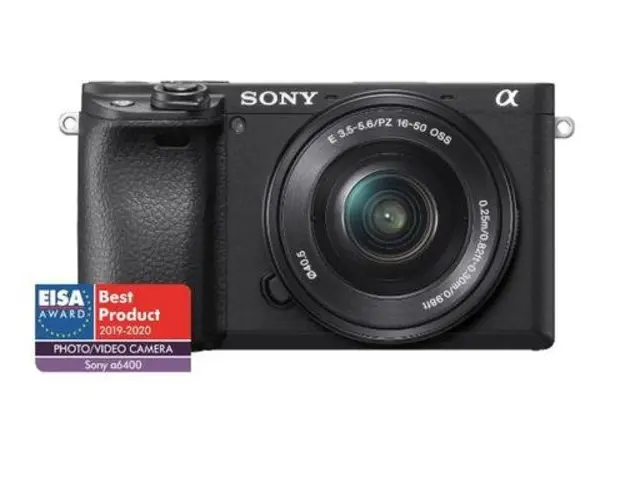 Aparat foto Mirrorless Sony Alpha A6400 LB, 24.2 MP, APS-C, Ecran 3inch, 4K HDR, 4D Focus + Obiectiv SELP1650 16-50 mm (Negru)