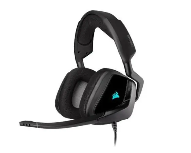 Casti Gaming Corsair Void RGB Elite Carbon, Sunet 7.1 (Negru)