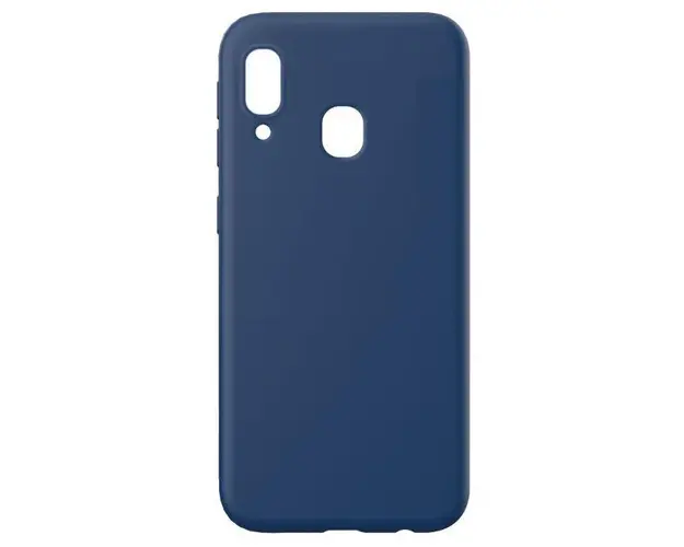Protectie Spate Lemontti Silicon Soft Slim LEMSSA20EDK pentru Samsung Galaxy A20e (Albastru)