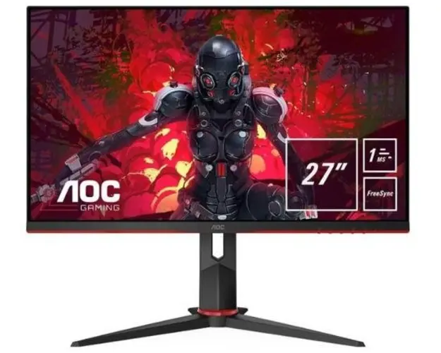 Monitor Gaming IPS LED AOC 27inch 27G2U5/BK, Full HD (1920 x 1080), HDMI, DisplayPort, USB 3.0, Boxe, Pivot, 75 Hz, 1 ms (Negru)