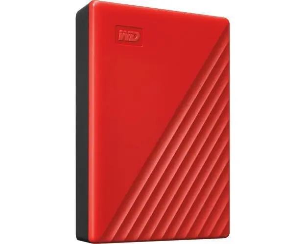 HDD Extern Western Digital My Passport, 4TB, USB 3.0, 2.5inch (Rosu)