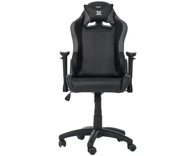 Scaun gaming Serioux Kids, reglabil (Negru/Gri)