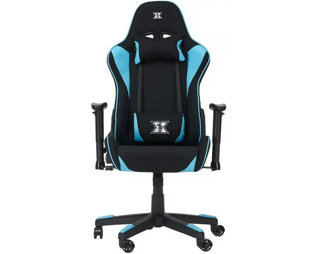 Scaun gaming Serioux Torin, reglabil (Negru/Albastru)