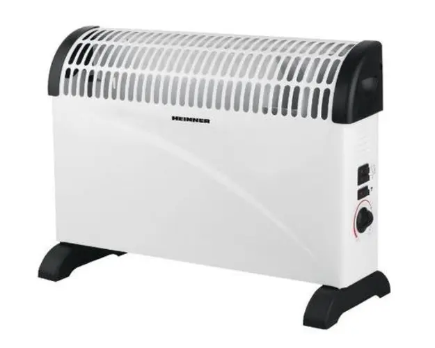 Convector electric Heinner HCVH-Y2000T, 2000W, 2 trepte de putere, Termostat reglabil (Alb)