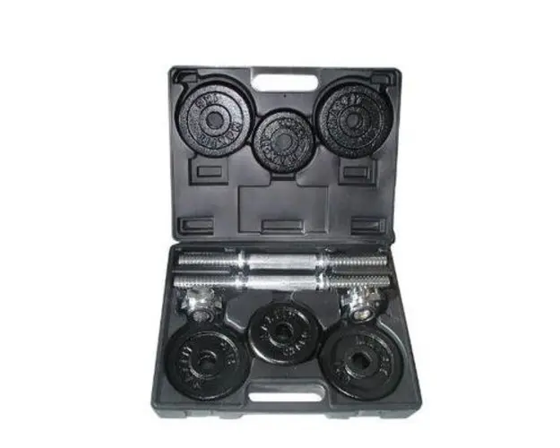 Set Gantere TOORX VAL-15DGN, 15kg, 12 discuri fonta