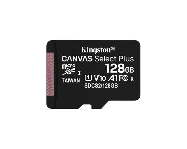 Card de memorie MicroSD Kingston Canvas Select Plus, 128GB, UHS-I, Class 10