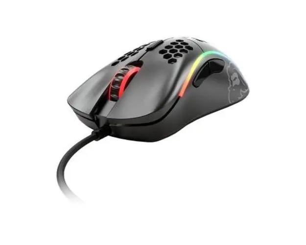 Mouse Gaming Glorious Model D, RGB, USB, 12000 DPI (Negru)