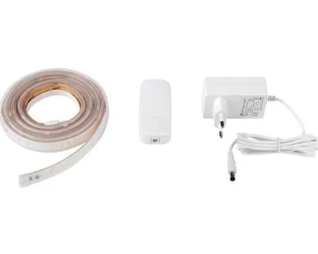 Banda LED RGB Smart Eve Light Strip Starter Kit, compatibil iOS, 24W, 1800 lm, A++, 2m