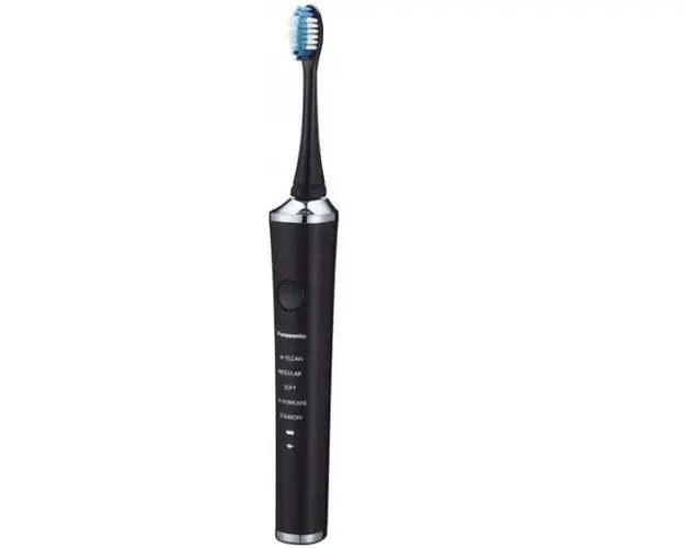 Periuta de dinti electrica Panasonic EW-DP52-K803, 31000 vibratii/min, Motor sonic dual, 5 Programe, 5 Capete (Negru)