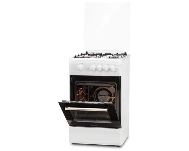 Aragaz LDK 5060 GRAI WH RMV LPG, 4 Arzatoare, Aprindere electrica (Alb)