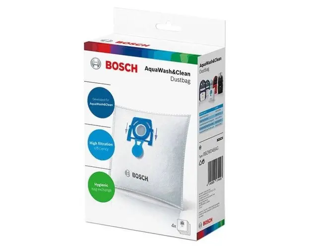 Set 4 saci Bosch pentru aspiratoare AquaWash&Clean BBZWD4BAG