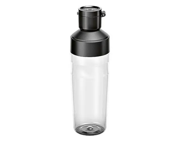 Vas to go vacuum pentru bauturi MMZV0BT1 pentru Bosch VitaMaxx, 0.5 l (Transparent/Negru)