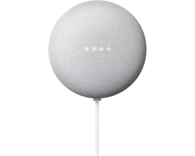 Boxa portabila Google Nest Mini 2, Bluetooth, Chromecast integrat, Wi-Fi (Alb)