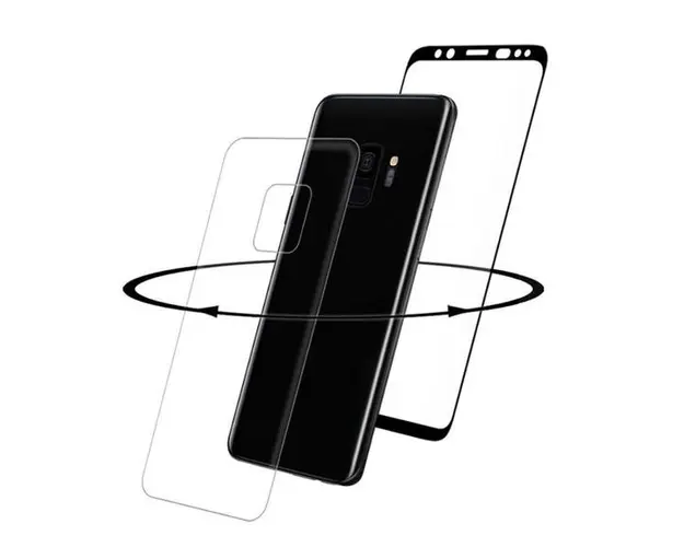 Folie Sticla 360 Eiger EGSP00207 pentru Samsung Galaxy S9 G960 (Negru)