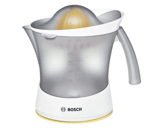 Storcator de citrice Bosch VitaPress MCP3500N, 25 W, 0.8 l, pornire/oprire automata (Alb)