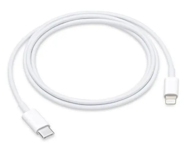 Cablu de date Apple MX0K2ZMA, Lightning - Type-C, 1 m (Alb)