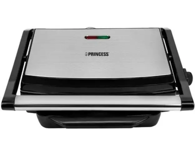 Gratar electric Princess 0111241501001, 2000W, Indicator LED, 30x24 cm (Negru)
