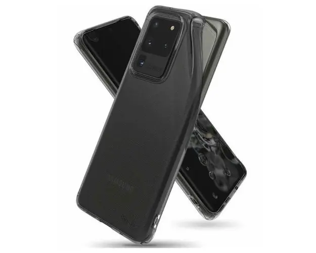 Protectie Spate Ringke Air 8809688898082 pentru Samsung Galaxy S20 Ultra (Transparent/Fumuriu)