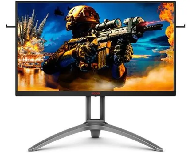 Monitor Gaming TN LED AOC 27inch AG273QZ, QHD (2560x1440), HDMI, DisplayPort, Boxe, Pivot, 240 Hz, 0.5 ms (Negru)
