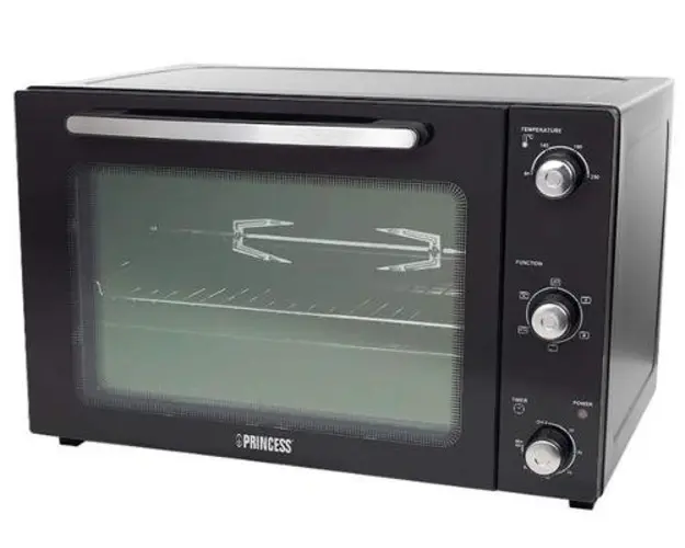 Cuptor cu convectie Princess Deluxe 0111276101001, 2000 W, 55 l (Negru)
