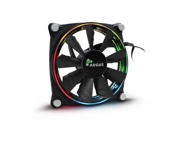 Ventilator Inter-Tech Argus Valo 1205, 120mm, iluminare RGB