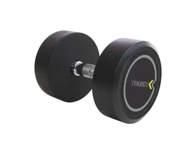 Gantera Profesionala TOORX MPU-8, Suprafata anti-alunecare, 8kg (Negru)