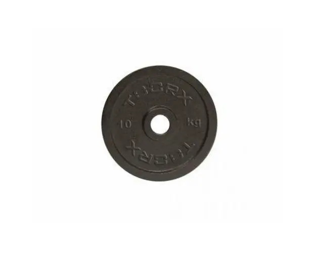 Disc greutate TOORX DGN-5, fonta, 5 kg (Negru)