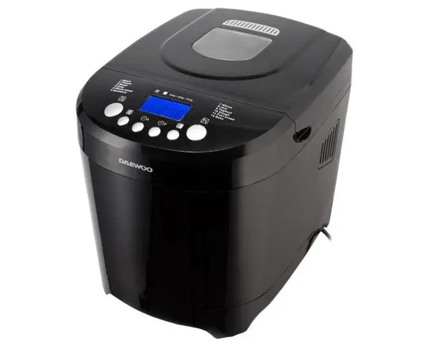 Masina de facut paine Daewoo DBM600B, 600 W, 900 g, 2 nivele de rumenire, 12 programe (Negru)
