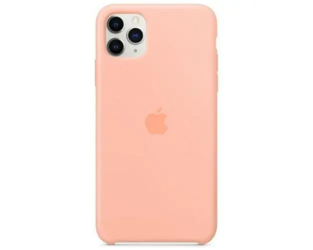 Protectie Spate Apple Silicone Case my1h2zm/a pentru iPhone 11 Pro Max (Roz)