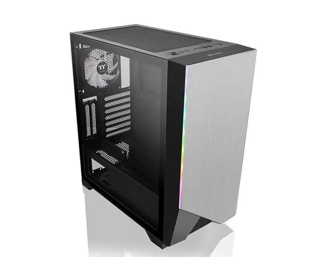 Carcasa Thermaltake H550, Mid Tower, Tempered Glass, iluminare aRGB (Argintiu)