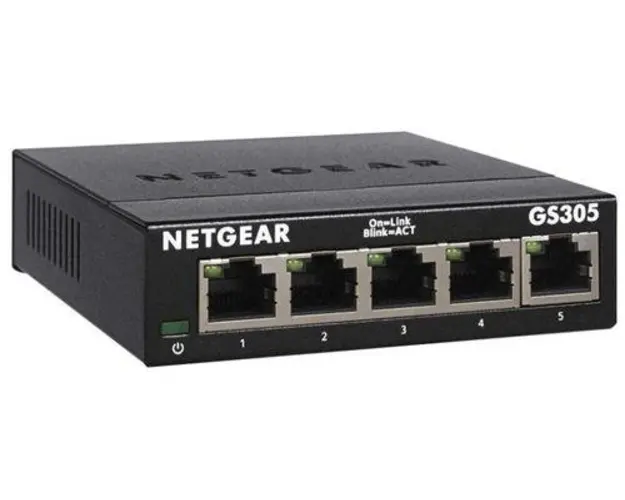 Switch Netgear GS305-300PES, Gigabit, 5 Porturi