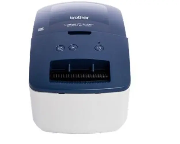 Sistem de Etichetare Brother QL-600B, 300 DPI, 127 mm/sec, USB (Albastru)