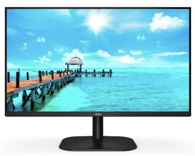 Monitor IPS LED AOC 27inch 27B2H, Full HD (1920 x 1080), VGA, HDMI, 75 Hz (Negru)