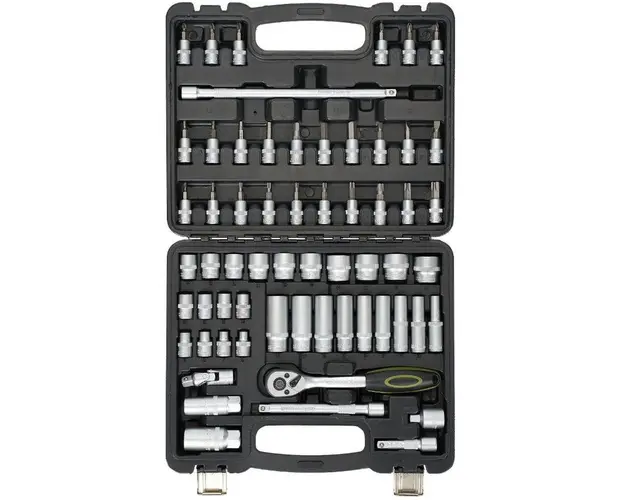 Trusa multifunctionala 61 piese Heinner CTSM015, material chrome-vanadium