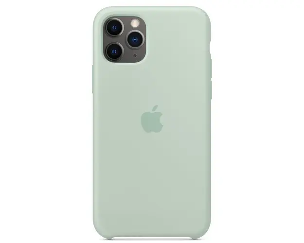 Protectie Spate Apple Beryl MXM72ZM/A pentru iPhone 11 Pro, Silicon (Verde)
