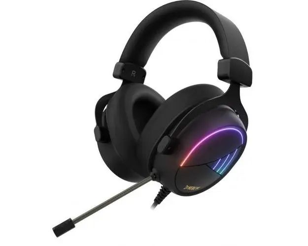 Casti Gaming Gamdias Hebe M2 RGB, Microfon, USB (Negru)