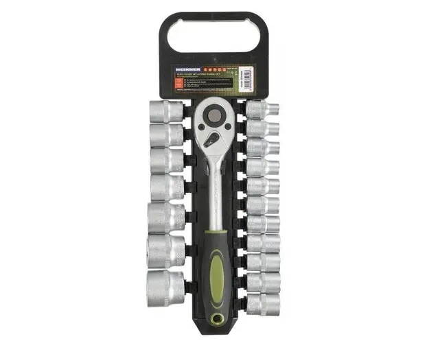 Set chei tubulare Heinner CTSM019, 19 piese, CR-V