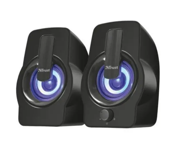 Boxe Trust Gemi RGB 2.0, 12W, Jack 3.5mm (Negru)