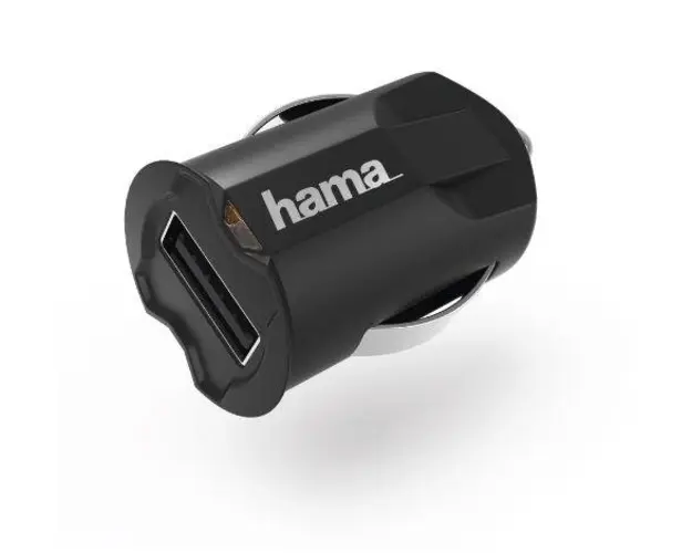 Incarcator auto Hama 178382, 1 x USB, 12W (Negru)
