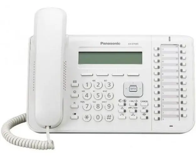 Telefon digital proprietar Panasonic KX-DT543X (Alb)