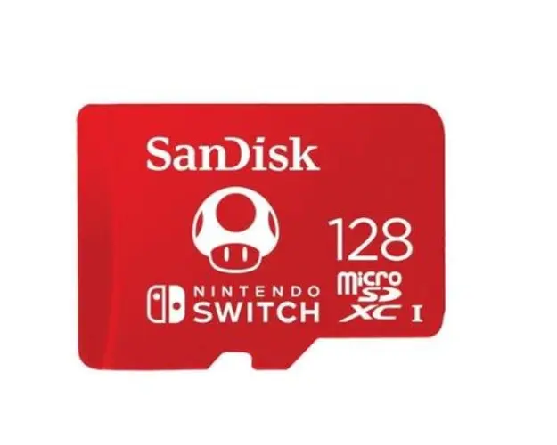 Card de memorie SanDisk Nintendo Switch, microSDXC, 128GB, UHS-I, V30, U3, Class 10