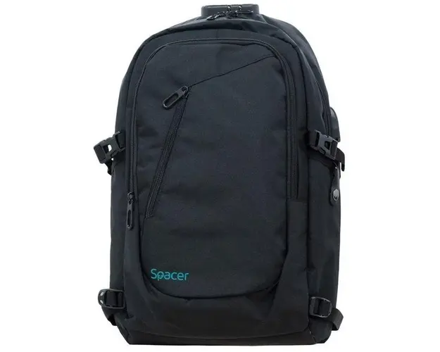 Rucsac Laptop Spacer Duke SPB-DUKE-BLACK, 15.6inch (Negru)