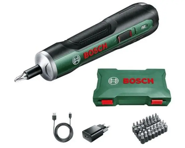 Surubelnita electrica pe acumulator Bosch PushDrive, 3.6 V, 1.5 Ah, 5 Nm