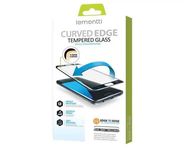 Folie Sticla Temperata Curbata 3D Lemontti LFST3DP40PBK pentru Huawei P40 Pro (Negru)